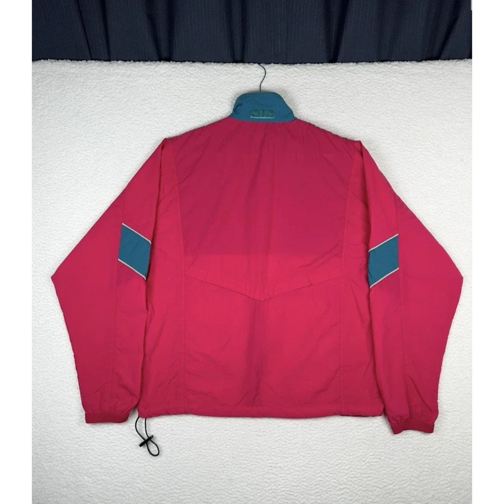 Vintage NIKE INTERNATIONAL Windbreaker Jacket Red Blue - Women's Small